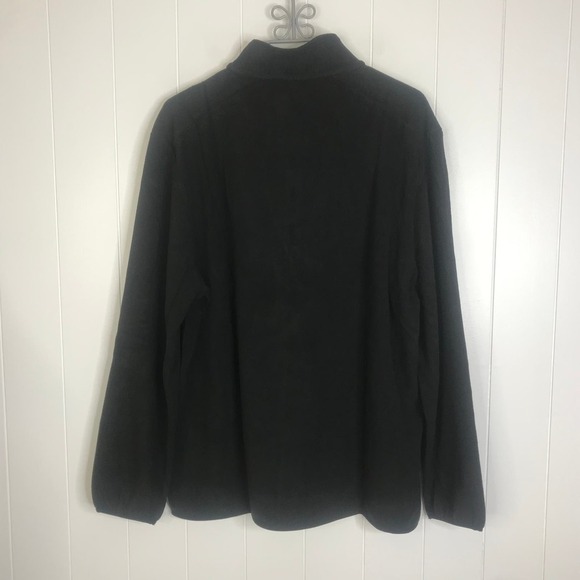 RAINS Men NWT Black 1/2 Zip Fleece Long Sleeve Shirt SZ XL - Picture 6 of 10